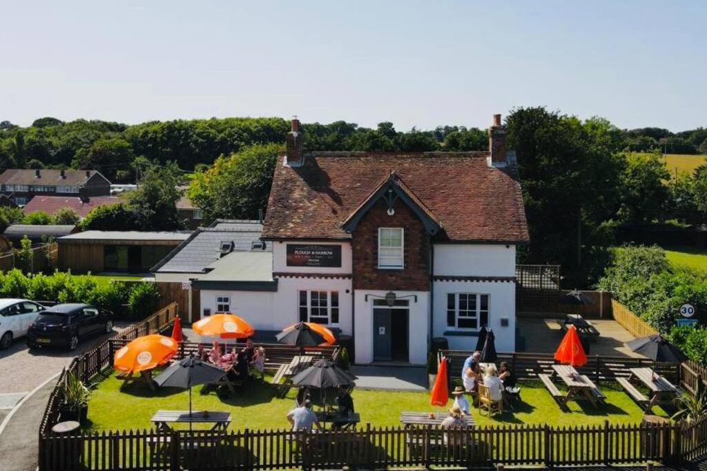 ホテル The Plough And Harrow Tilmanstone ディール エクステリア 写真